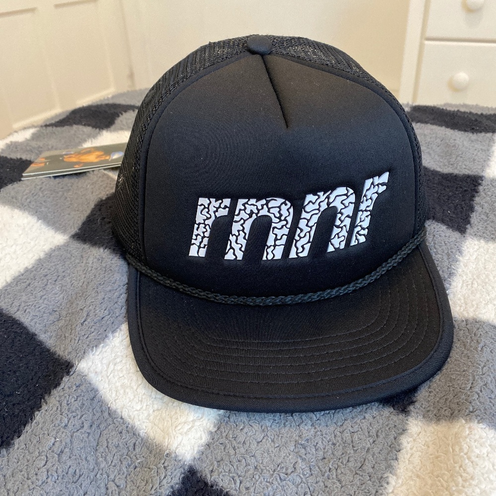 Black RNNR Trucker Hat